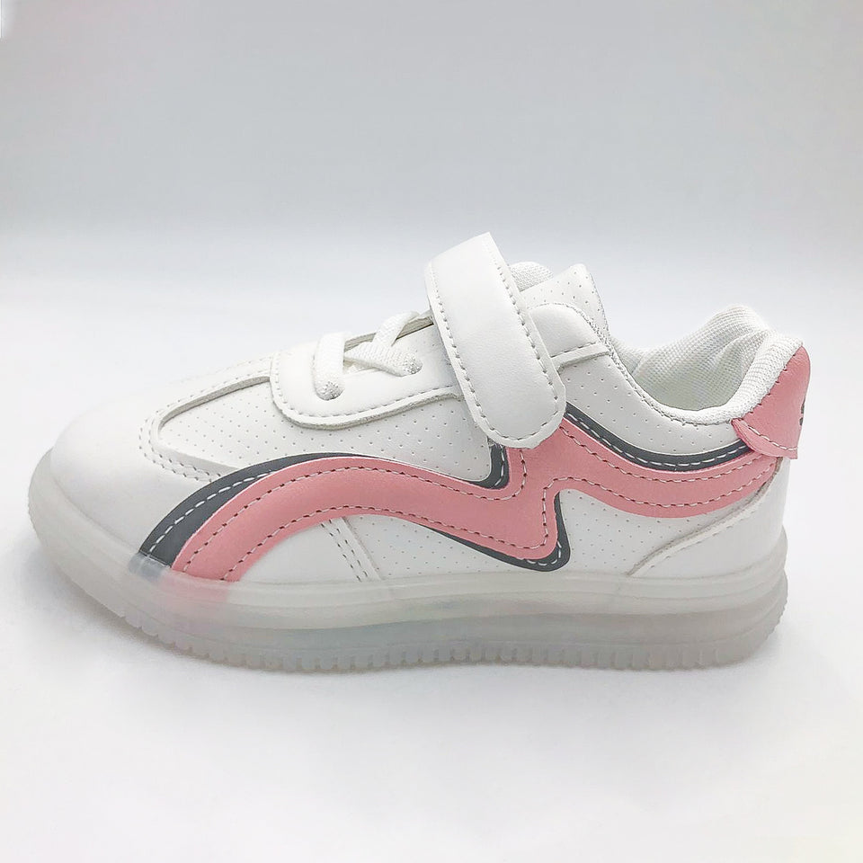 Zapatillas para Bebé Niña Deportiva Rosado y Gris - Lima Fashion Kids